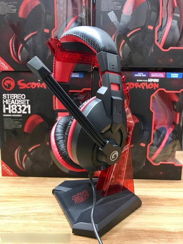 Audífono Gamers Tipo Diadema Micrófono Pc 3.5mm Marvo 8321