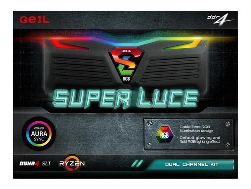 Memória Ddr4 16gb (2x8gb) 3000mhz Geil Super Luce Rgb Sync