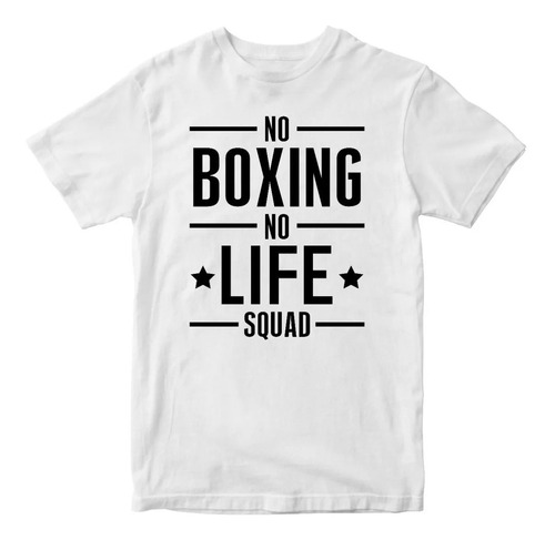 Playera Casual No Boxing No Life Squad Canelo Alvarez Comoda