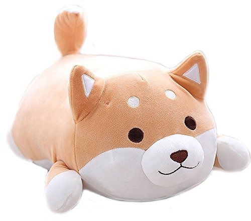 Shiba Inu Perro De La Felpa Suave Almohadilla De Tiro Almoh