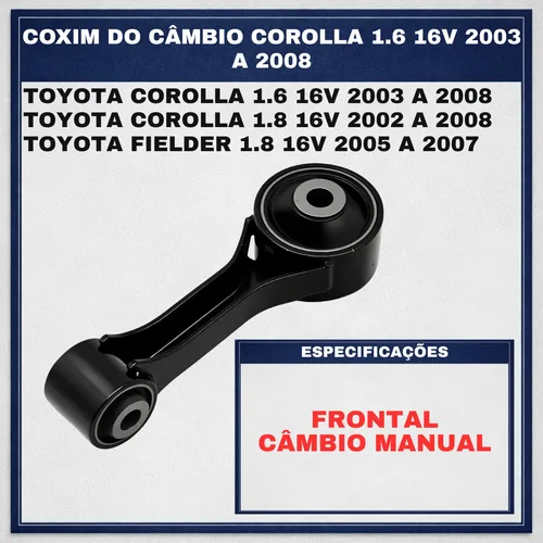 Coxim Do Câmbio Corolla 1.6 16v 2003 A 2008 | Parcelamento sem juros