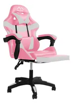 Comprar Silla Gamer Escritorio Oficina Reclinable Reposapiés Masaje Rosa