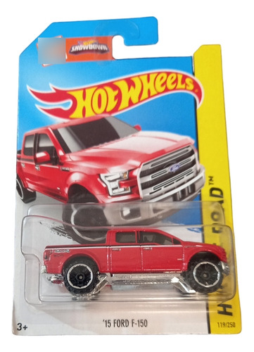 Camioneta Ford F150 Platón Doblecabina Roja Escala Coleccion