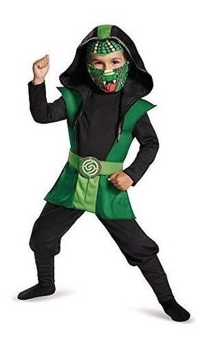 Traje De Niño Ninja Cobra Combate, Pequeño (2t).