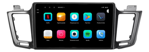 Central Multimidia Rav4 13/19 9p Android 2gb 64gb Carplay