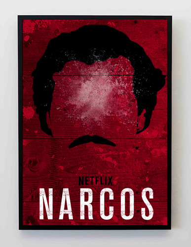 Cuadro 33x48cm Poster Pablo Escobar Icono Colombia