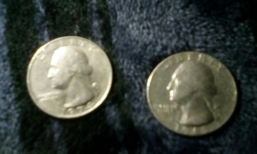 Vendo Moneda De 1/4 De Dollar Del Año De 1965y De Año 1974  