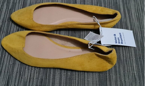 Flats Marca Old Navy, #26,color Mostaza