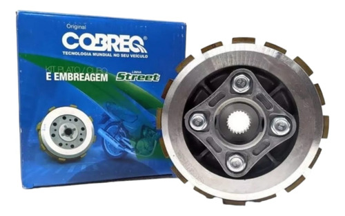 Kit Embreagem Cobreq Honda Cg Titan150 Fan150 Fan 125 2009