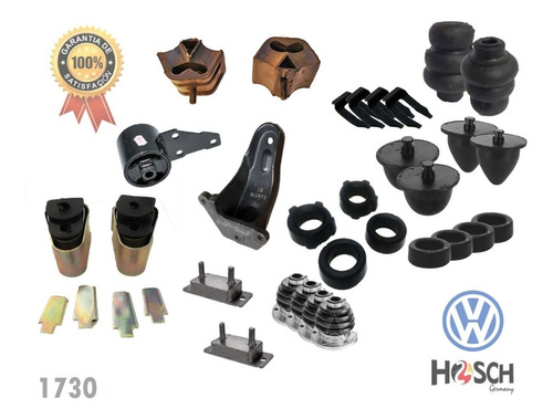 Kit Soportes Gomas Abarzaderas Y Cubrepolvos Vw Combi 1.8 