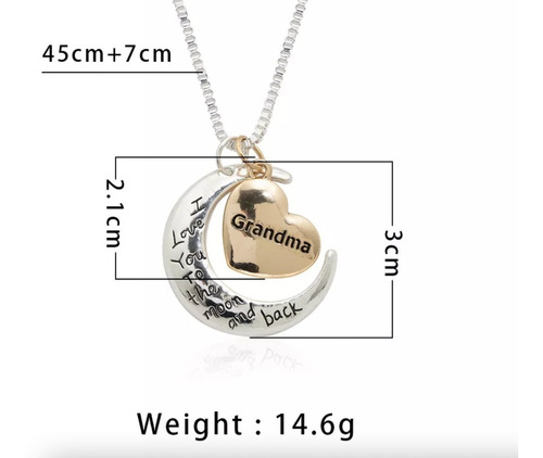 Imagen 2 de 7 de Collar Cadena Dije Mama Mujer Mom Color Plata Oro Garantia