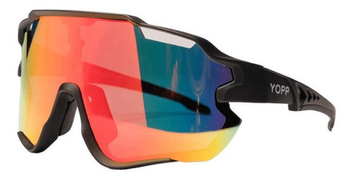 Imagem 2 de 5 de Óculos De Sol Yopp Bike Ciclismo Corrida 1066 Vermelho