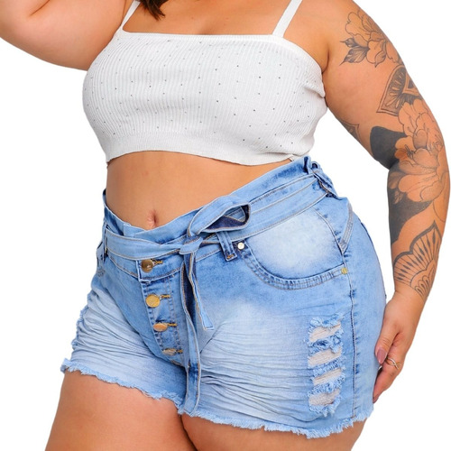 Short Jeans Hot Pants Costumizado 36/60 Promoçao