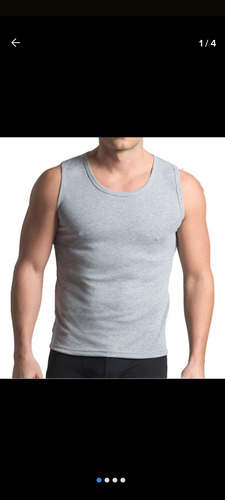 Camiseta Polera Musculosa Algodón Sin Manga - Adcesorios