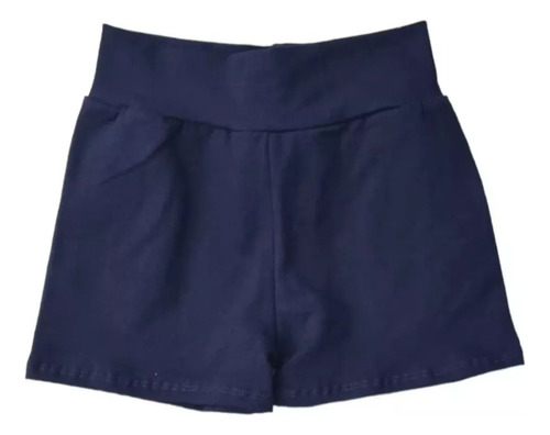 Pack3 Calzas Corta Uniforme 100% Algodón Short Doble Costura