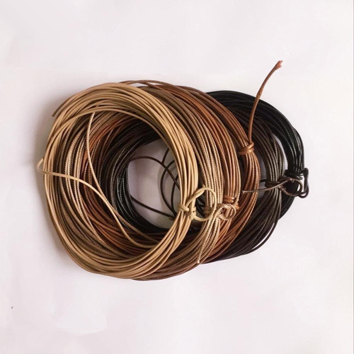 2x 11yd Atacado Encerado Couro Colar/pulseira Cordas Diy