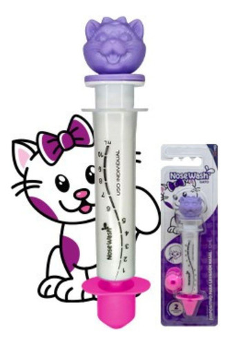 Seringa Para Lavagem Nasal Infantil 10ml Gato