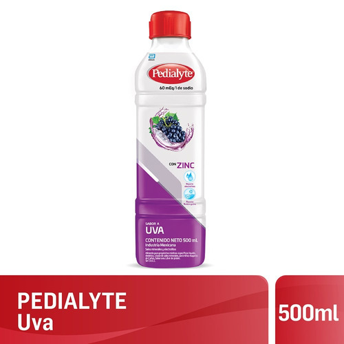 Pedialyte Suplemento Nutricional Rehidratante X 500ml Uva
