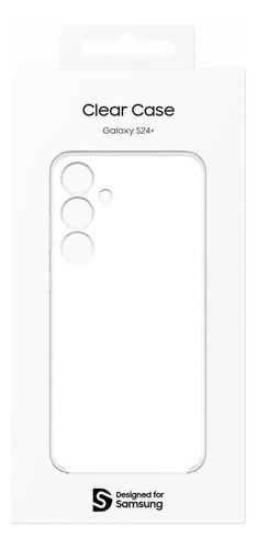 Capa Transparente Original Samsung Galaxy S24+ Plus Clear 