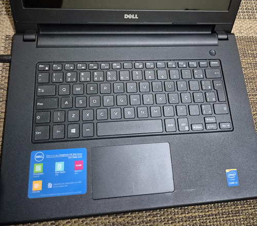 Notebook Dell Inspiron 14-core I3 1.7ghz-4 Gb Ram-ssd 120 Gb Preto (Usado)