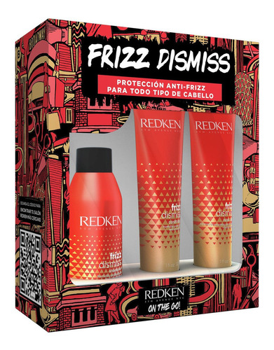 Imagen 1 de 4 de Kit Sahmpoo, Acondicionador Y Tratamiento Cabello Anti Frizz
