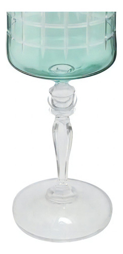 Taça Para Água Lapidada Em Cristal Ecológico Bohemia Grace 3