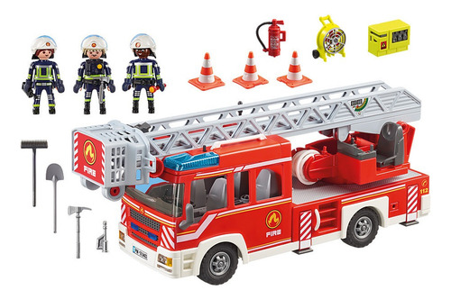 Playmobil 9463 Camion De Bomberos Con Escalera Playlgh
