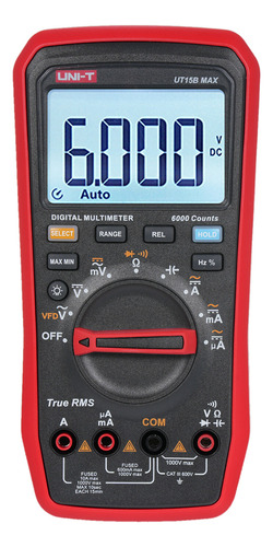 Multímetro Uni-t Ut15b, Rango Automático, Frecuencia Vfd, Ro