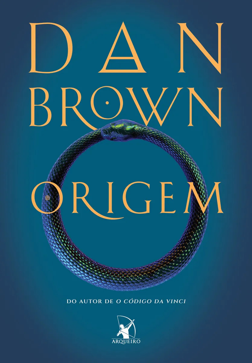 Livro Origem de Dan Brown, Volume 5, Edição 1 em Português, 2025 por Editora Arqueiro
