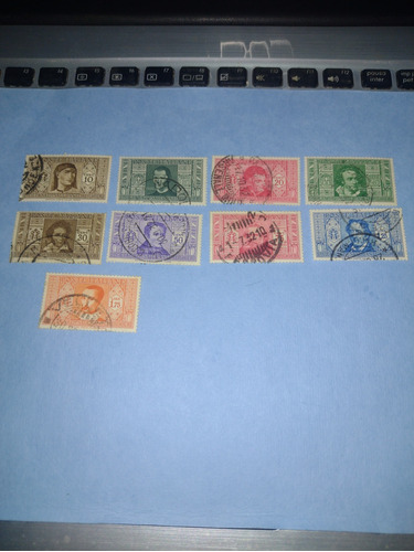 Italia Estampillas Reino  1932 Usadas Parte De Serie Bello++