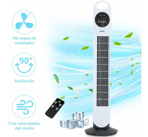 Ventilador De Torre Fan Ajustable De 3 Velocidades Hogar