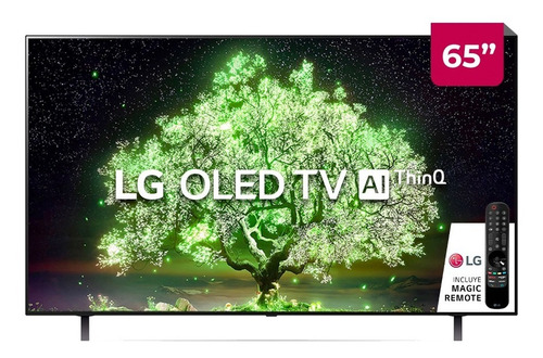 Imagen 4 de 4 de Smart TV LG AI ThinQ OLED65A1PSA webOS 6.0 4K 65" 100V/240V