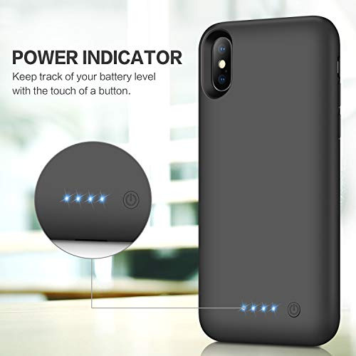 Feob Funda De Batería Para iPhone XS Max, Funda De Carga Por