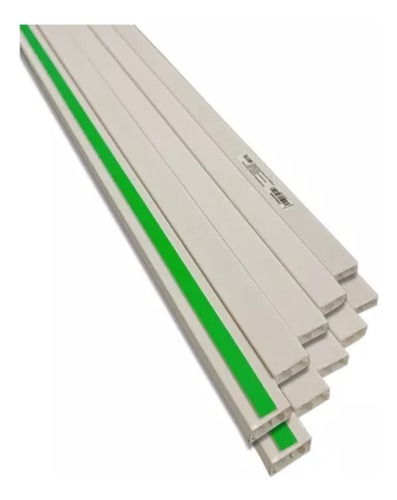 5 Canaleta Sistema X  20mm X 10mm X 2 M = 10 Metros Linear