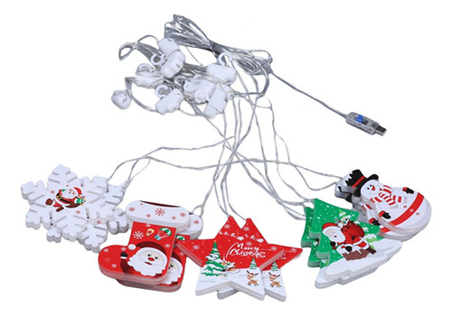 Usb Christmas Led String Lights 10pcs Colgantes Adornos Para