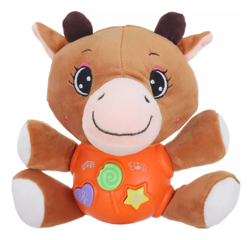 Juguete Bebe Peluche Didactico Luces Musical Babymovil