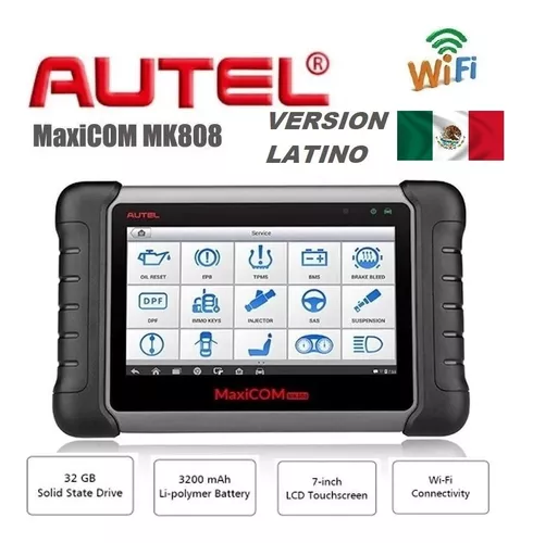 Escáner Autel MaxiCom MK808BT PRO, herramienta de diagnóstico