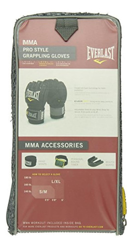 Guantes Everlast Profesionales De Mma Para Grappling