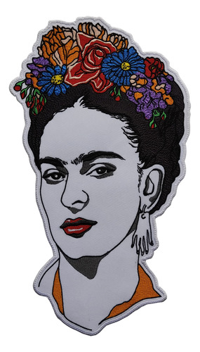Parche Bordado Frida Kahlo Pintora Mexicana Florez Autoretra