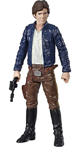 Star Wars Galaxy Of Adventures Han Solo Figura Y Mini Cómic