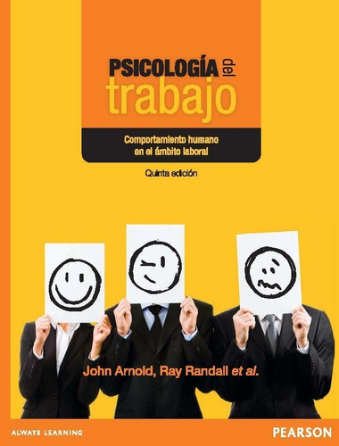 Psicología Del Trabajo 5.° Edición John Arnold Ray Randall