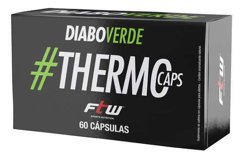 Diabo Verde Ftw Termogênico 420mg Cafeína 60 Caps