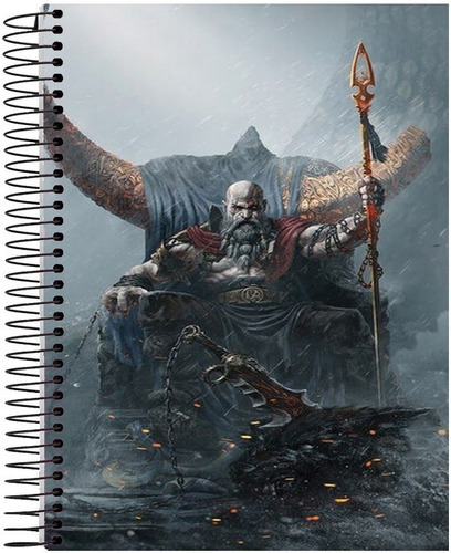 Caderno God Jogo Vi 20 Matérias 400 Folhas Universitário