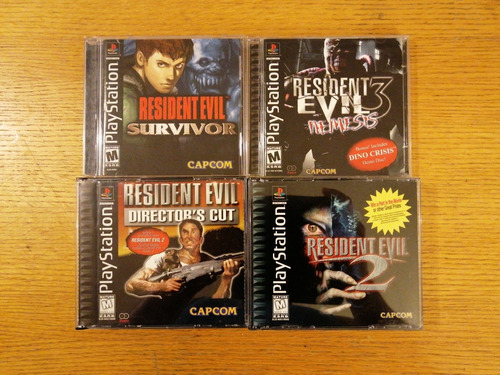 Resident Evil 1 2 3 Nemesis Survivor Ps1 Ps2 Ps3 Lote Capcom