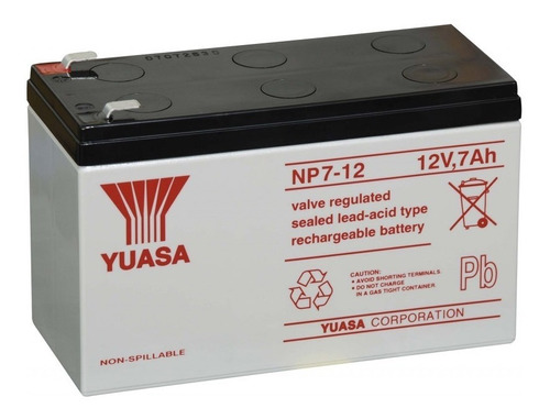 Bateria Yuasa 12v 7ah Np7-12