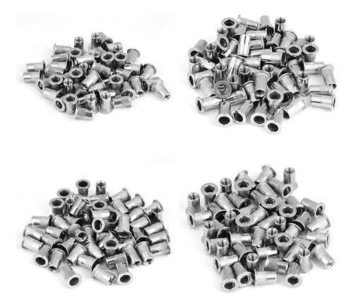 Tuerca De Remache Ciega, 200 Piezas, Inserto Roscado M3, M4,