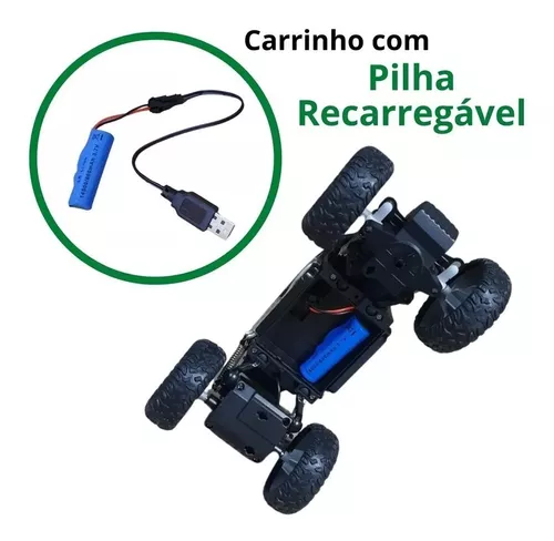 Carrinho Controle Remoto Pilha em Oferta