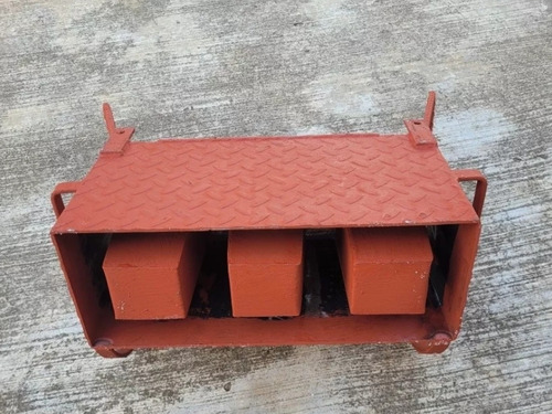 Molde Block Hueco 12x20x40 Con Acción Mecánica De Desmolde
