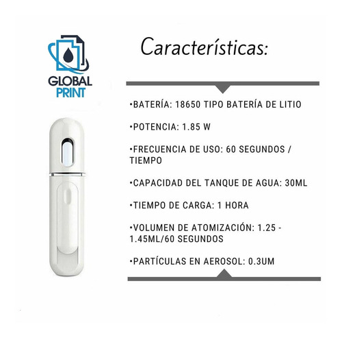 Humidificador Nano, Desinfectante, Sellador De Pestañas