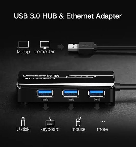 Ugreen Hub Usb 3.0 Gigabit Ethernet Rj45 Xiaomi Mi Box S